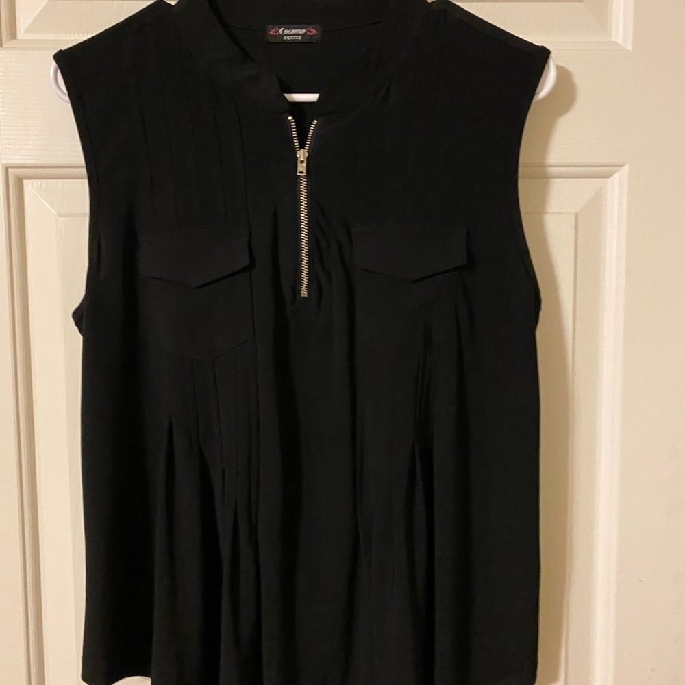 Cocomo Petite black sleeveless top
